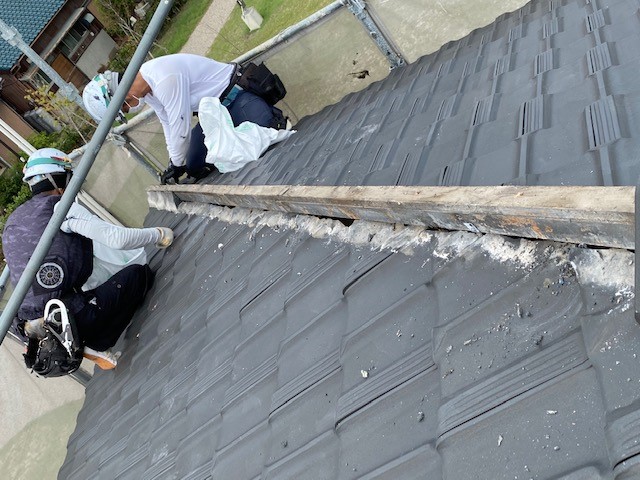 安城市Y様邸　漆喰塗り替え工事　後半戦