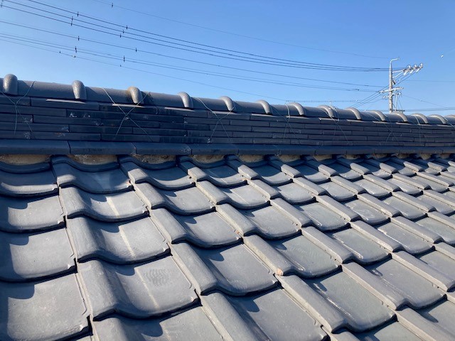 安城市G様邸　現地調査・屋根漆喰工事