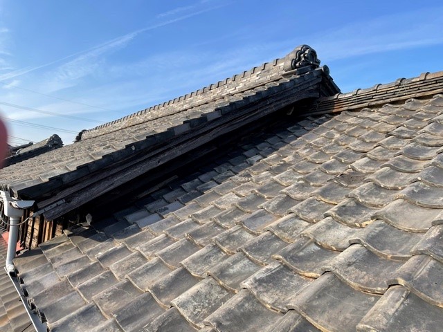 東浦町　雨漏りがある土葺き瓦屋根の無料調査と診断を行いました