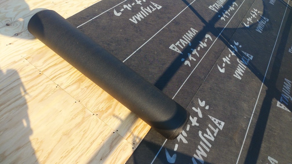 安城市　二次防水ルーフィング施工