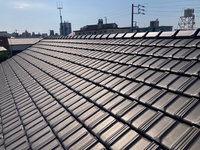 安城市にて瓦屋根の点検実施　