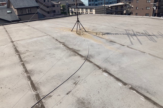 安城市　屋上防水の劣化は雨漏りに繋がる可能性があります
