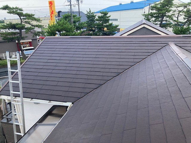 安城市O様邸　屋根金属カバー工事　高耐久スーパーガルベスト