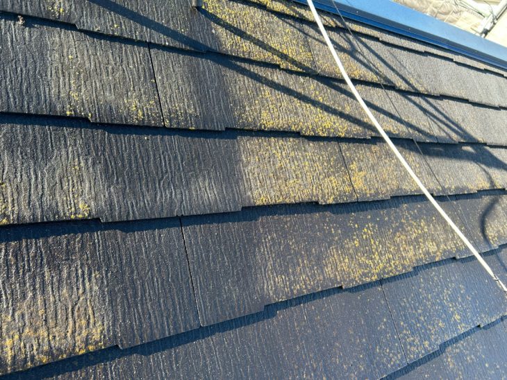 屋根材がきれいなうちに屋根塗装工事