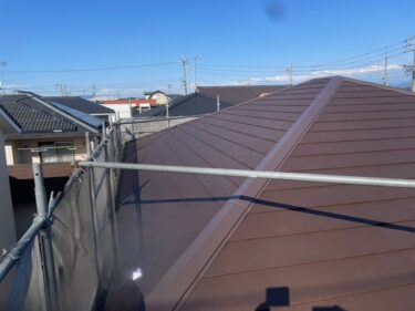 安城市　F様邸　屋根カバー工事